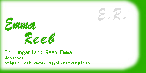 emma reeb business card